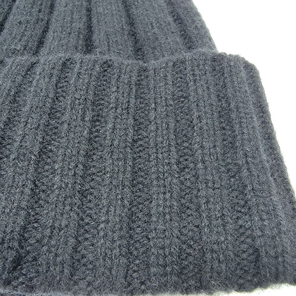 Polo Ralph Lauren Signature Merino Cuffed Beanie Hat Black Red (Pp0054-100) NWT - Picture 8 of 9